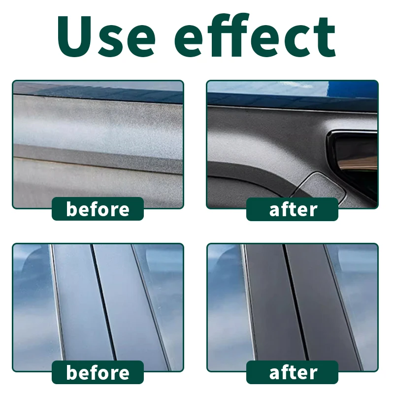 100mlAuto Plastic Black Lotion Back To Black Gloss Autos Polish And Repair Coating Renovator For Cars Detailing