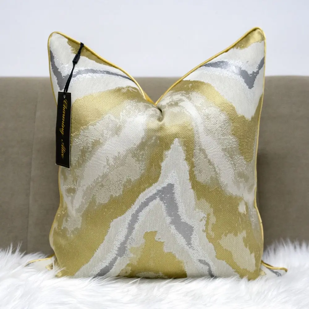 22x22 24x24 Inches Factory customized large quantity wholesale luxury comfortable jacquard cushion covers