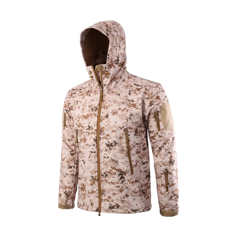 High Quality Sport Outdoor Shark Skin Warm Keeping Track Suit Soft Shell Oversize Rush Suit Jacket