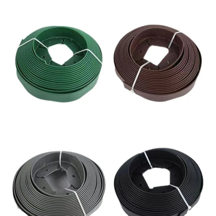 Green grass stone isolation belt Plastic garden edging garden Isolation belt Garden grass stone Lawn Edge