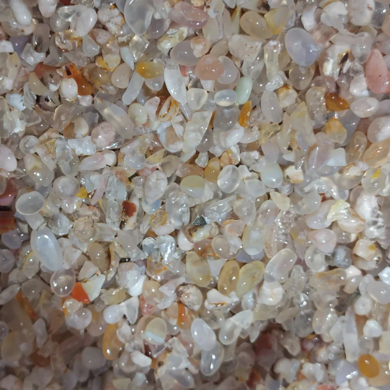 high quality Sakura oriental cherry   agate stone crystal natural stone tumbled quartz for  healing