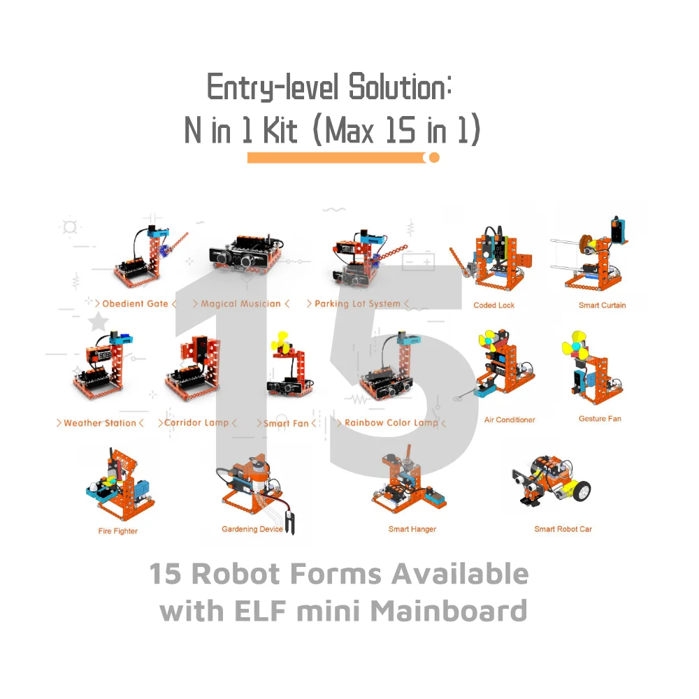Weeemake STEAM Education Robot Developing Creativity DIY Robot Customization ar-duino Kit robotics kit for school children