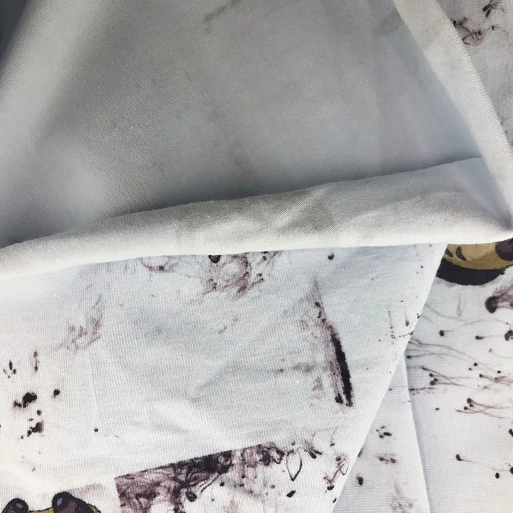 Facto Custom  Water Printing On Fabric Bamboo Lycra Fabric For Clothing No MOQ