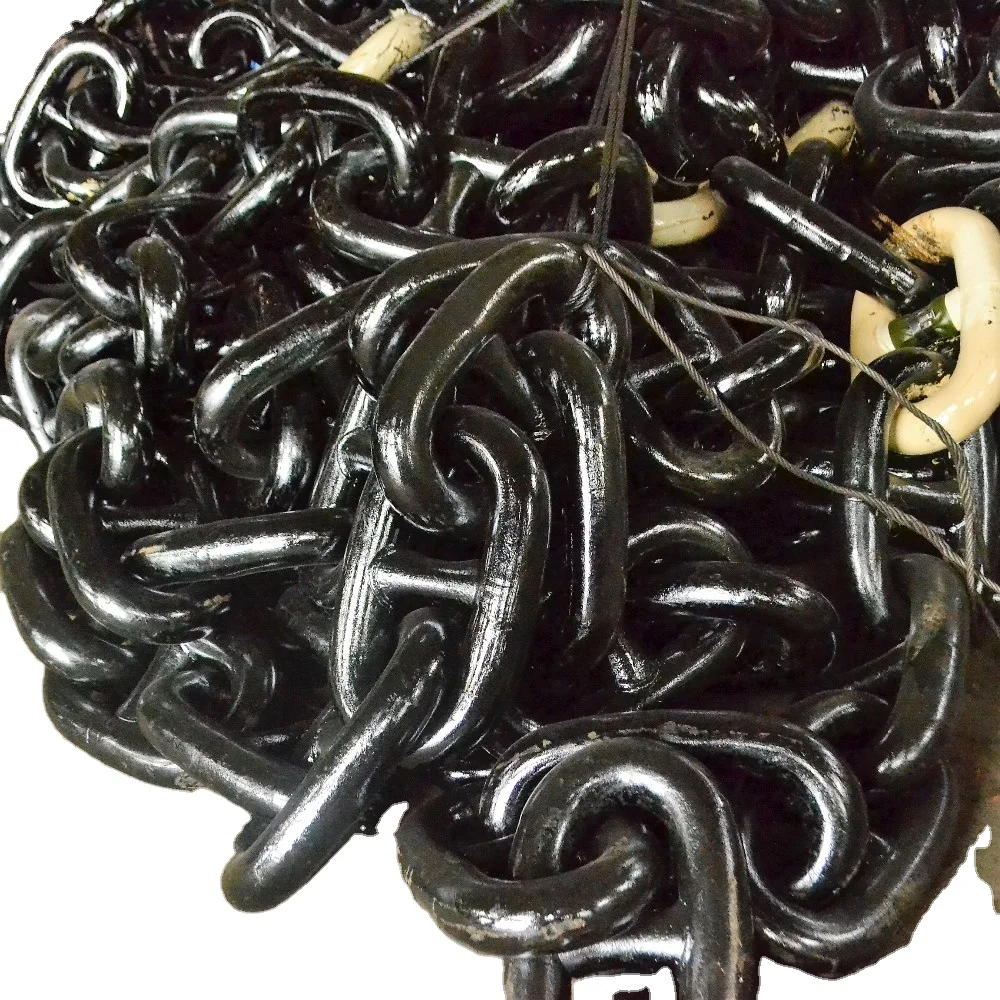 Painted Black Marine Stud Anchor Chain