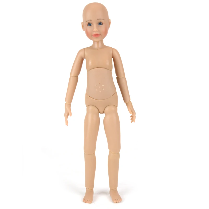 New design and can music with blueteeth for  18 inch model toy style naked ball joint doll