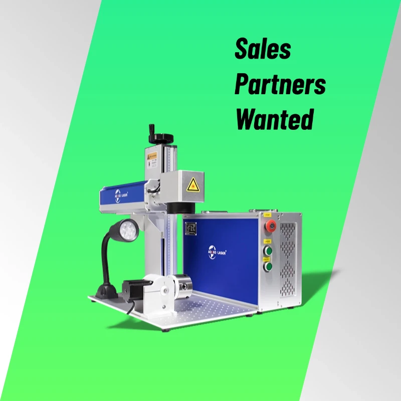AOGEO RAYCUS Fiber Laser Marking Machine Uv Laser Marking Machine for Metal Tree Paper Laser Source Power 220V Sheet 20w 30w 50w