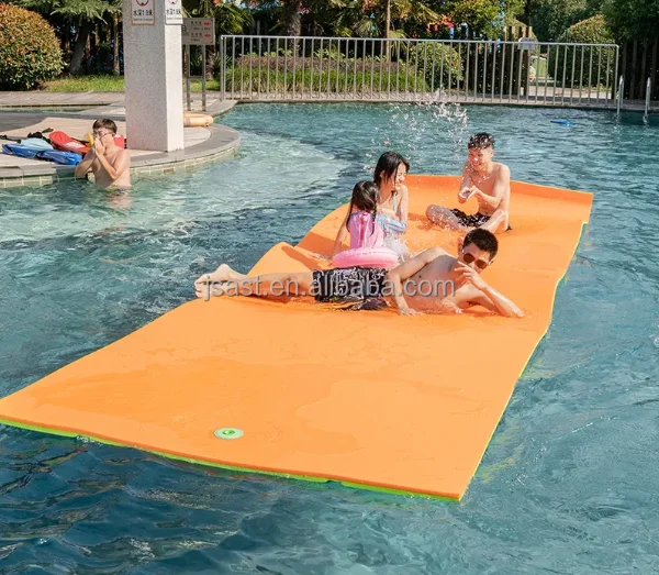 Floating mat water dock park PVC PP PE sport tree river car gym swimming pool hotel boat travel floor inflatable
