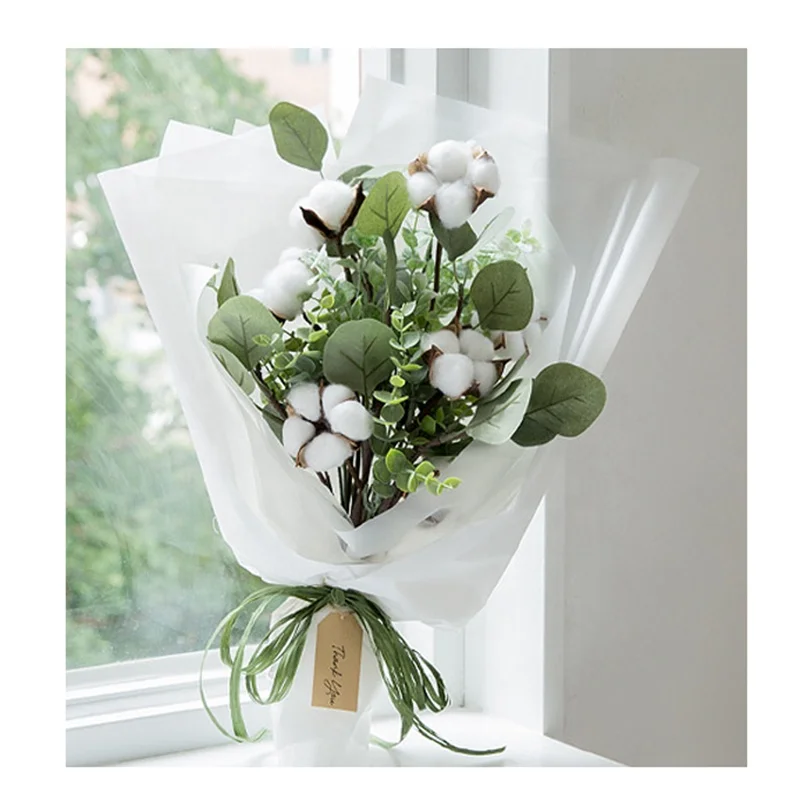 
Wholesale hot sale of translucent gift paper flowers waterproof plain mist face paper morning mist soft light wrapping paper 