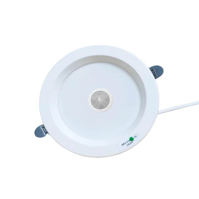 PIR motion sensor fire first aid integrated LED recessed downlight office first aid ceiling concealed downlight