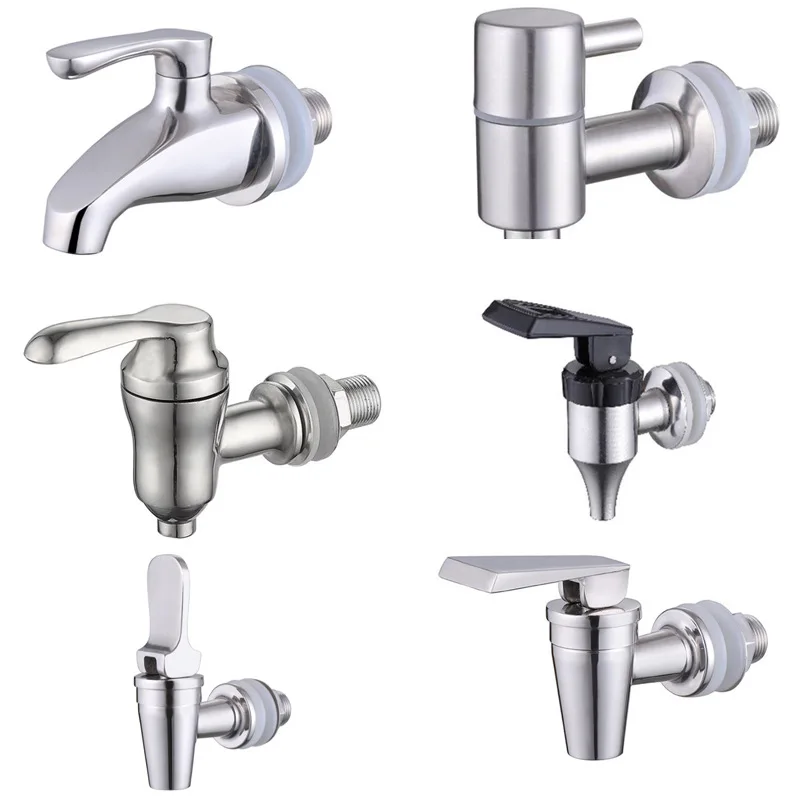 Polish or Brush Food grade Stainless Steel SS304 Water Spigot / Tap / Faucet for Water Beverage Dispenser