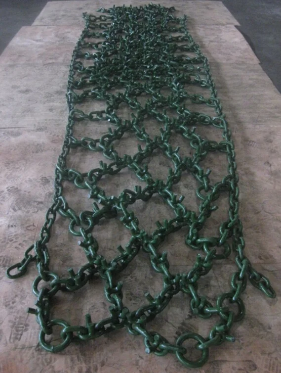 Alloy Double diamonds studded skidder chains