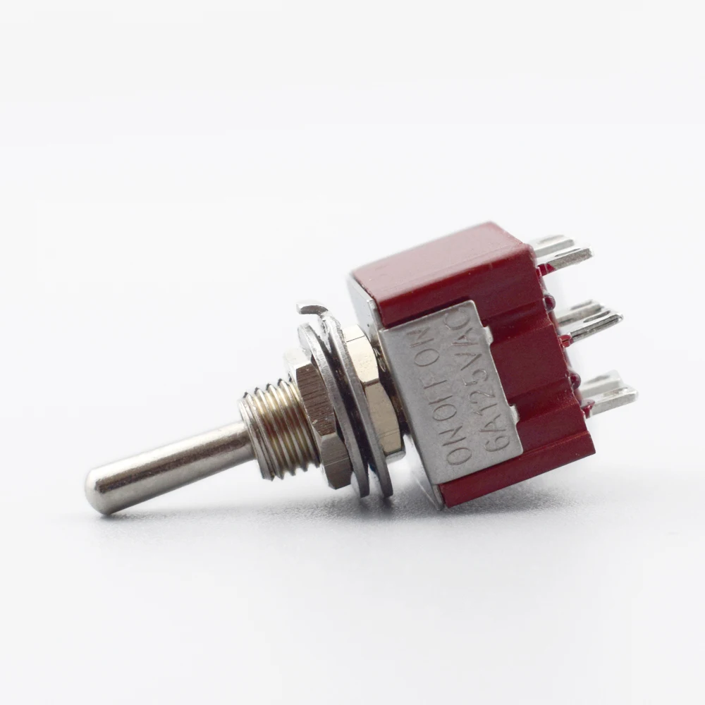 Xurui 3 позиции маленький рычажный Переключатель ВКЛ/ВЫКЛ на