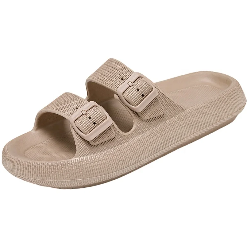 Fashion Summer Home Indoor Silent Platform Outdoor Non-Slip Casual Beach Slippers For Women and Men