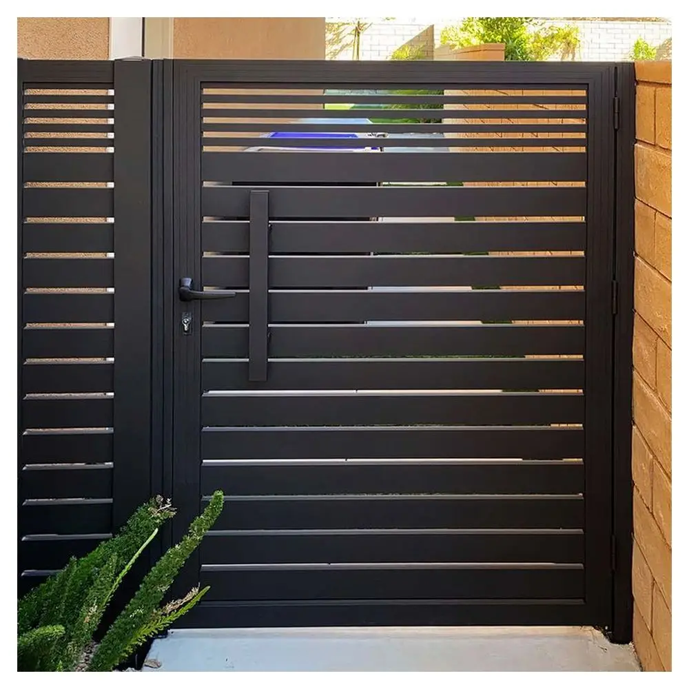 Prima top design villa courtyard gate traditional courtyard sliding gate reliable courtyard iron gate