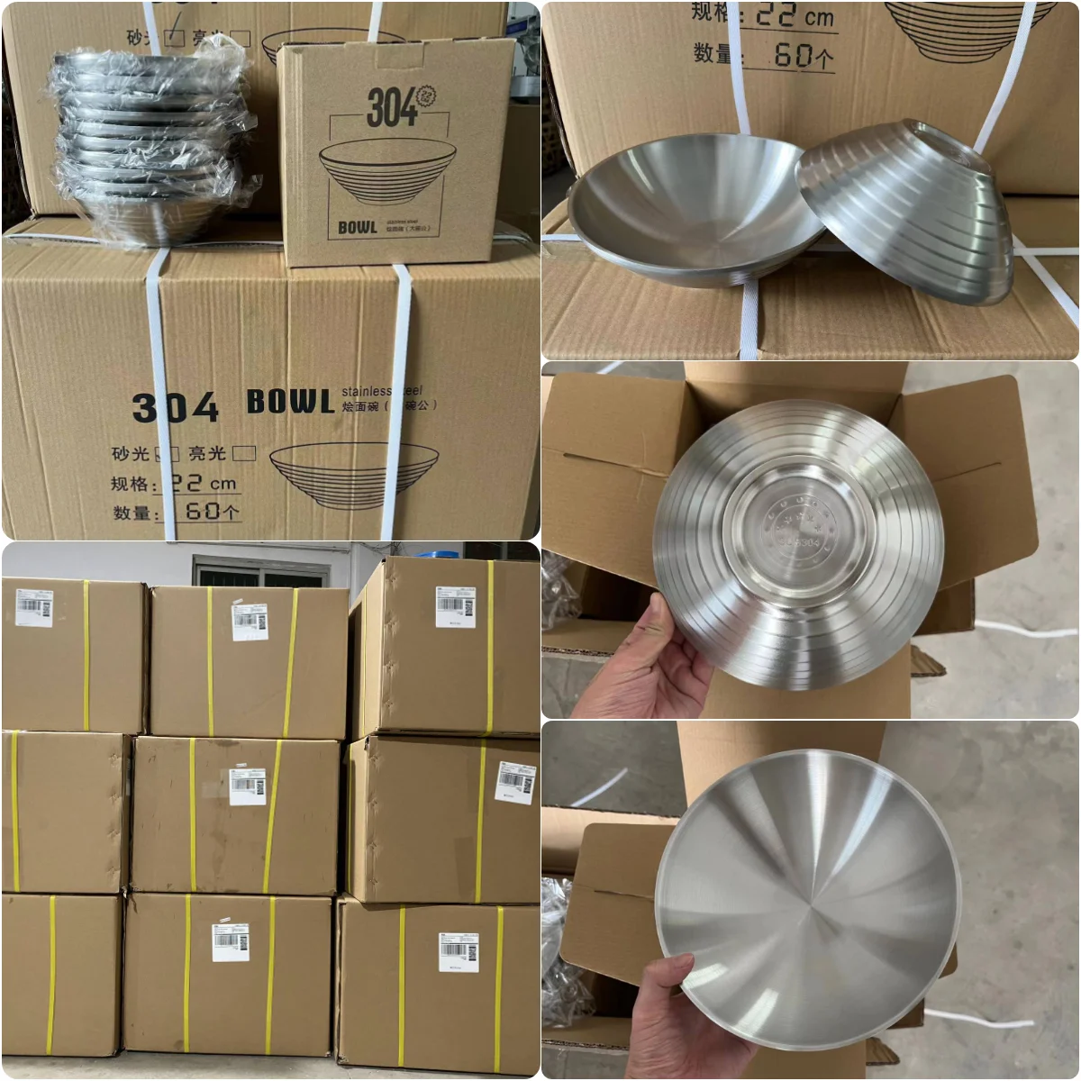 Customized logo Restaurant Hotel Serving Noodle Soup Bowls Double wall stainless steel japanese ramen bowl