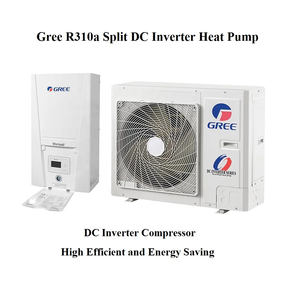 Gree Versati II энергосберегающий воздушный смеситель R410a охлаждающий нагреватель воды тепловой насос раздельного типа для жилых помещений