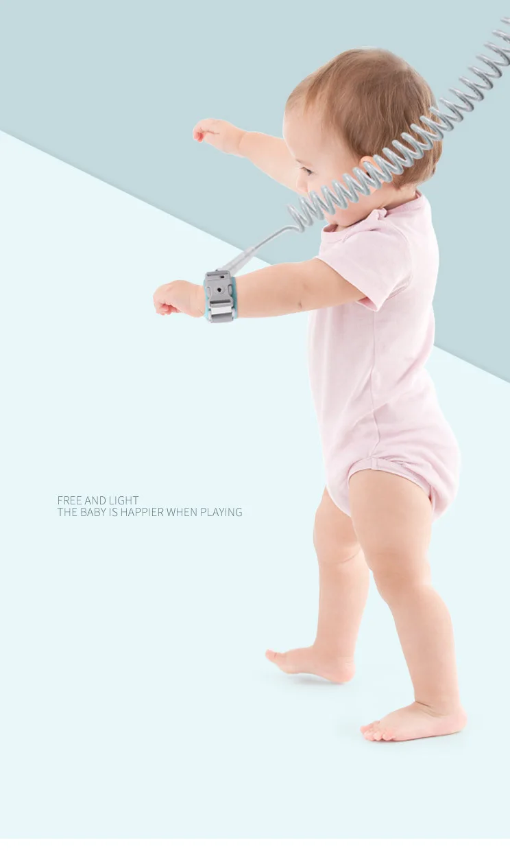 Adjustable Kids Outdoor Walking Wrist Handle Anti-Lost Safety Harness Child Leash Anti Lost Wrist Link Traction Rope