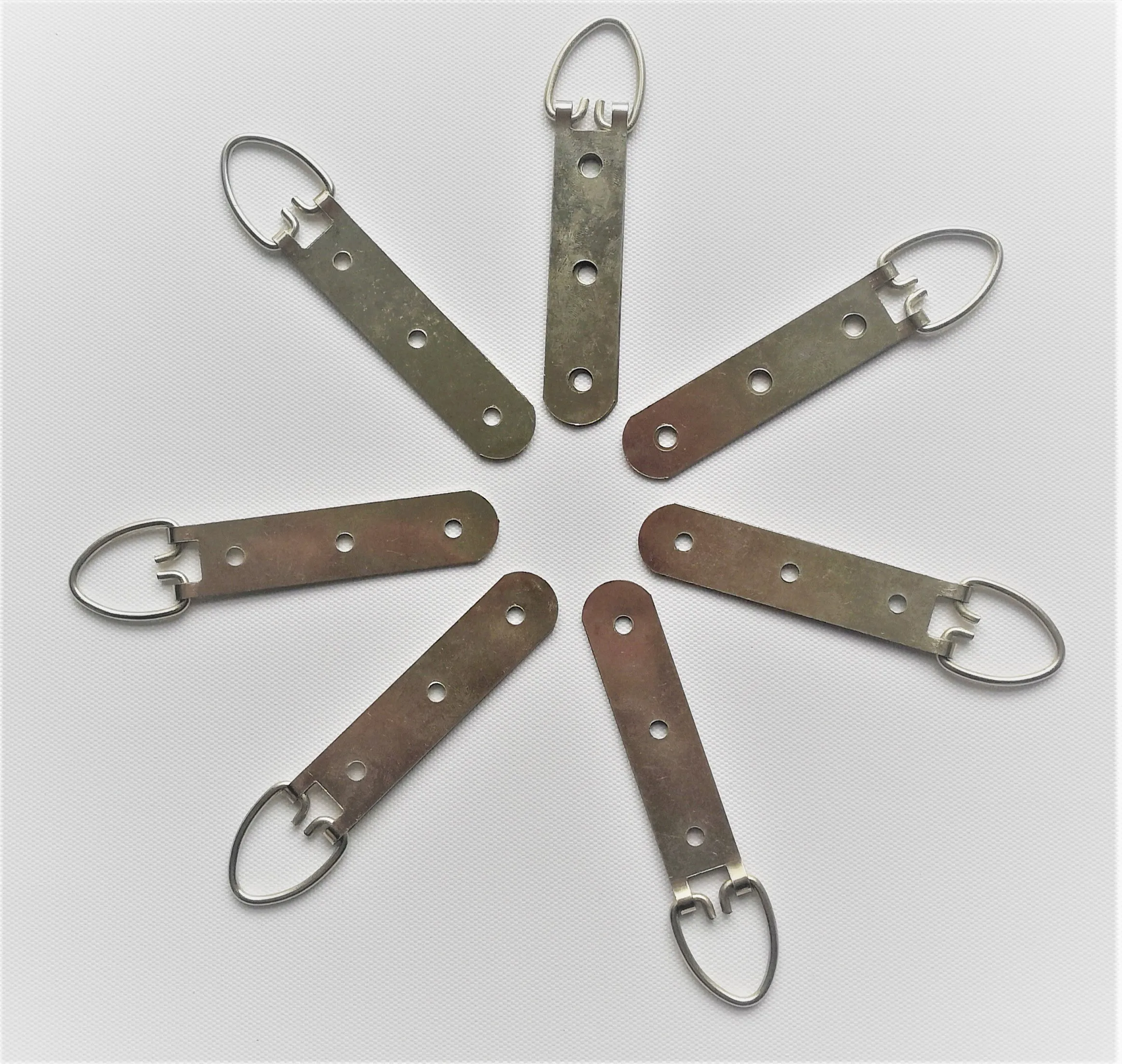 Никелированный для картин с тремя отверстиями кольцо в виде буквы d фоторамка вешалка крючок металлическая