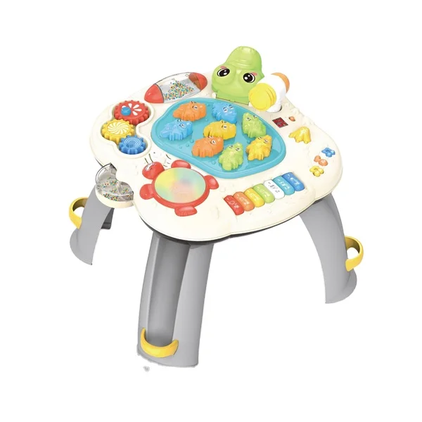 Оптовая продажа, многофункциональная детская развивающая музыкальная игрушка, пианино, Музыкальный барабан, Детский обучающий стол, игрушки