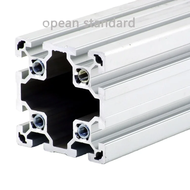 custom 8020 3030 2020 4040 series 6063 t5 factory professional T-slot extrusion aluminum profile for industrial display rack