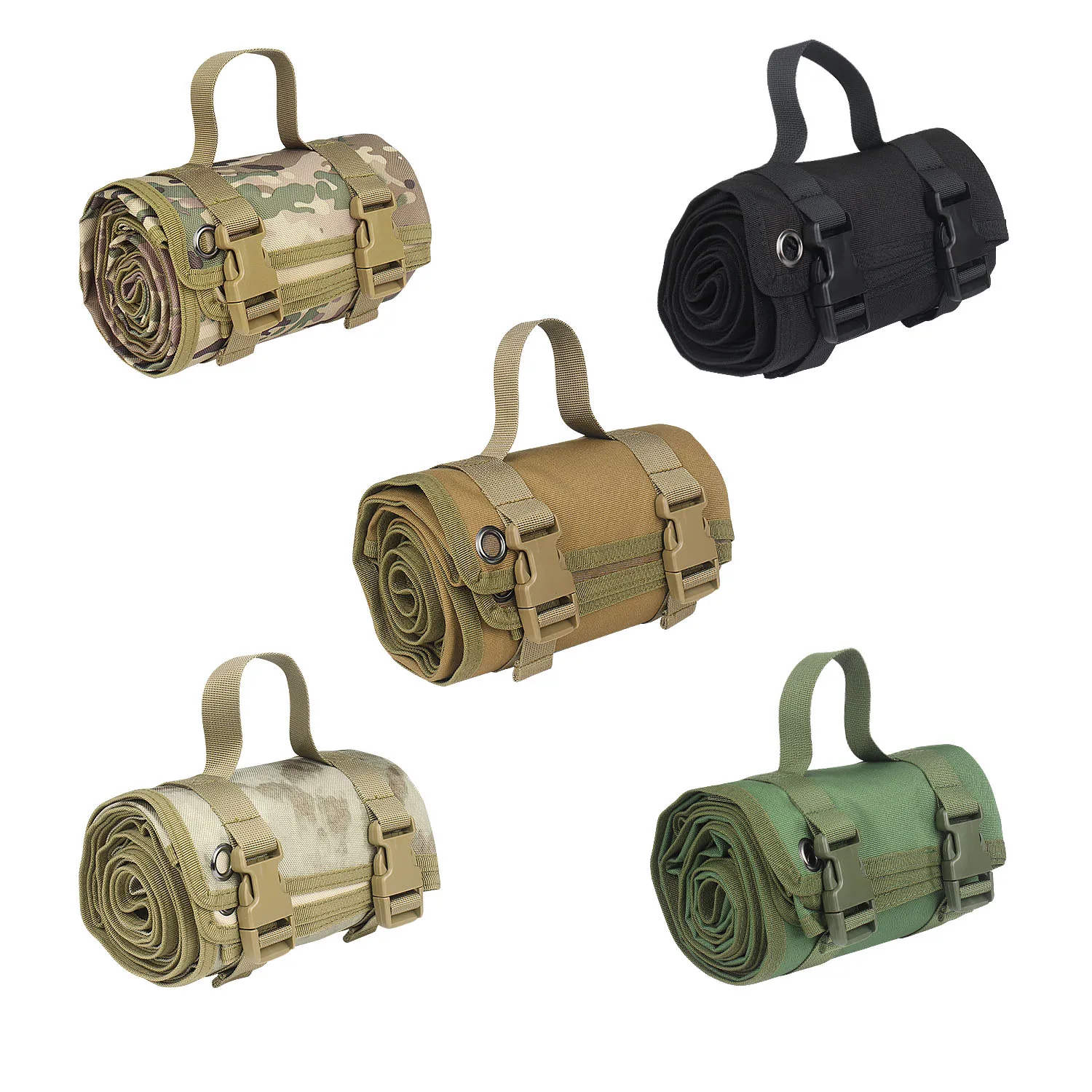 Portable Outdoor Sports Picnic Mat Roll up Tactical Hunting Padded Shooting Mat for Hunting and Sports Activities