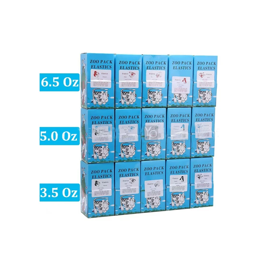 Dental Rubber Bands Orthodontic Brackets Elastics Teeth Braces Ligature Tie Animal Zoo Pack