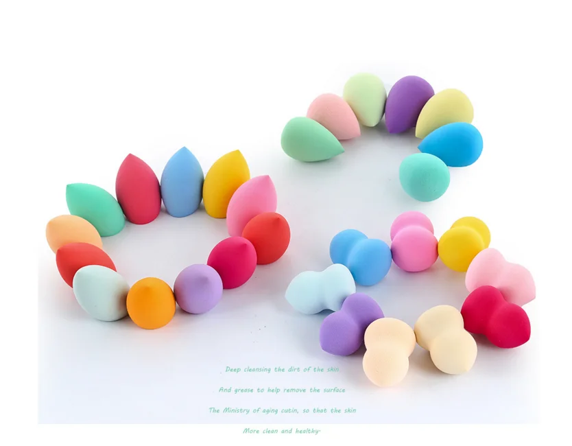 Drop oval design Makeup sponge HOT Color Super soft BB Cream Foundation Make up Blender sponge for face use