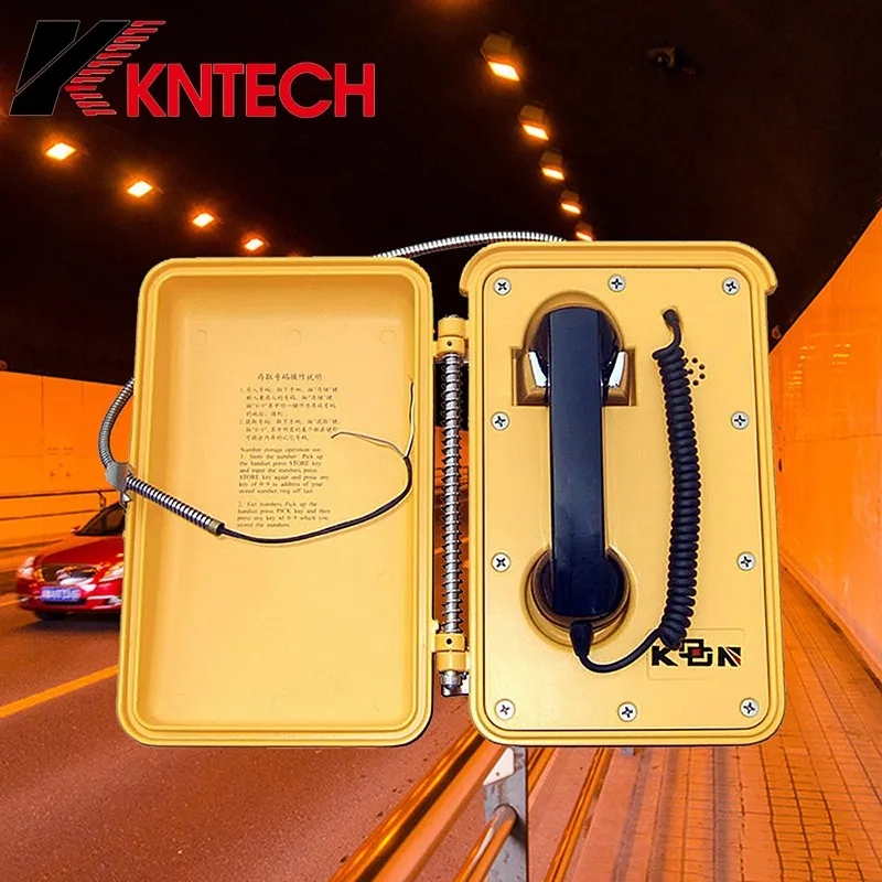 KNTECH железная дорога промышленные телефоны водонепроницаемый класс Ip66 пыленепроницаемый