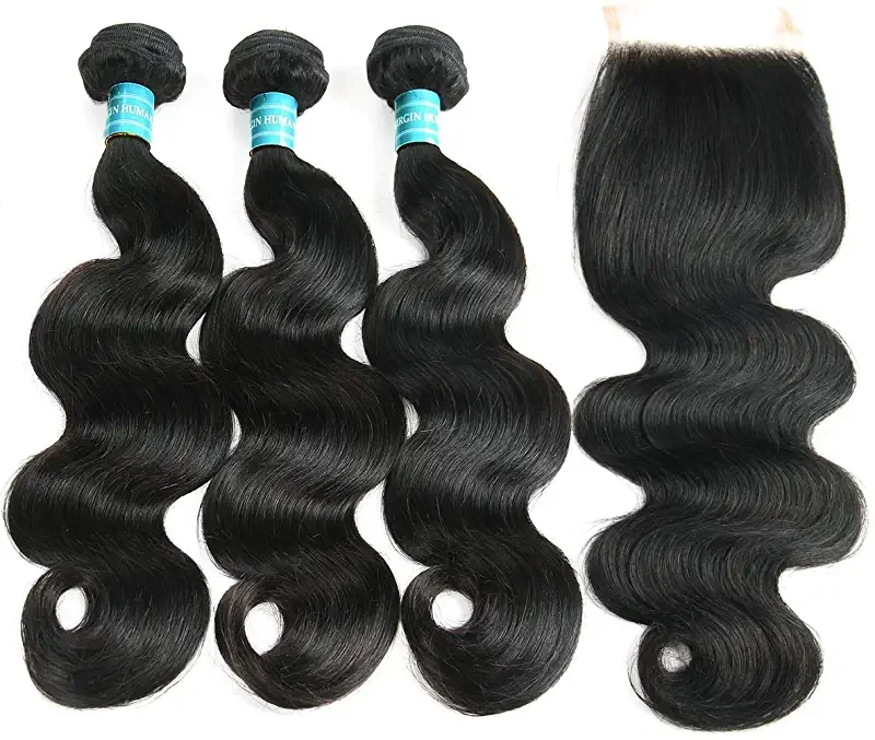 
Top Quality 100% Virgin Body Wave Human Hair Bundles Extension Dropshipping available No shedding No Tangle 