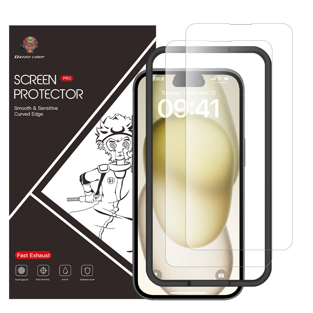 3 Pack Anti-Scratch Screen Protector Film For Iphone 12 13 14 15 Plus For Samsung S22 Ultra Tempered Glass Screen Protector