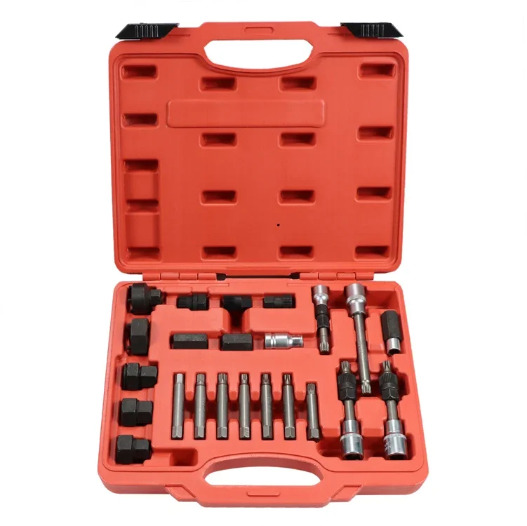AUTOTOP High Quality Alternator Freewheel Pulley Removal Engine Set Auto Repair Tools Kit