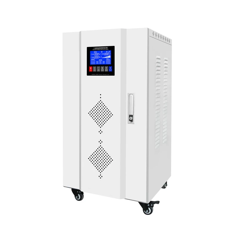 Three Phase 60kva Generator Voltage Stabilizer Intelligent Automatic Servo Voltage Regulator