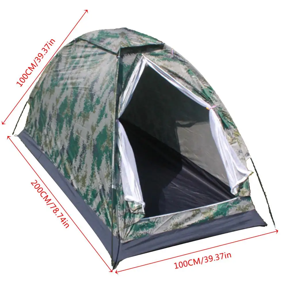 Wholesale Ultralight Anti-mosquito Single 1 Person Camping Camouflage Tent Hunting