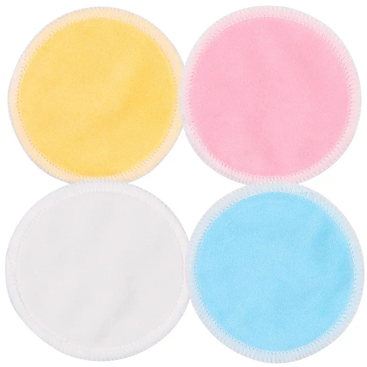 Reusable Bamboo Fiber Make Up Cleaning Pad Cloth Towel Women Round Makeup Remover Towel
