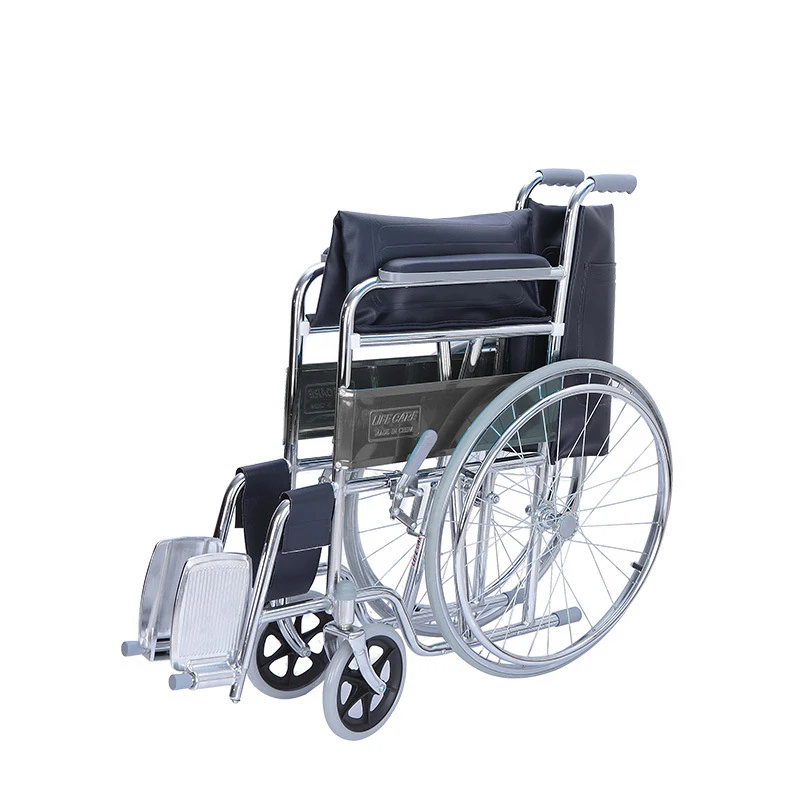 High Quality Steel Wheelchair Foldable Hospital Wheel Chair