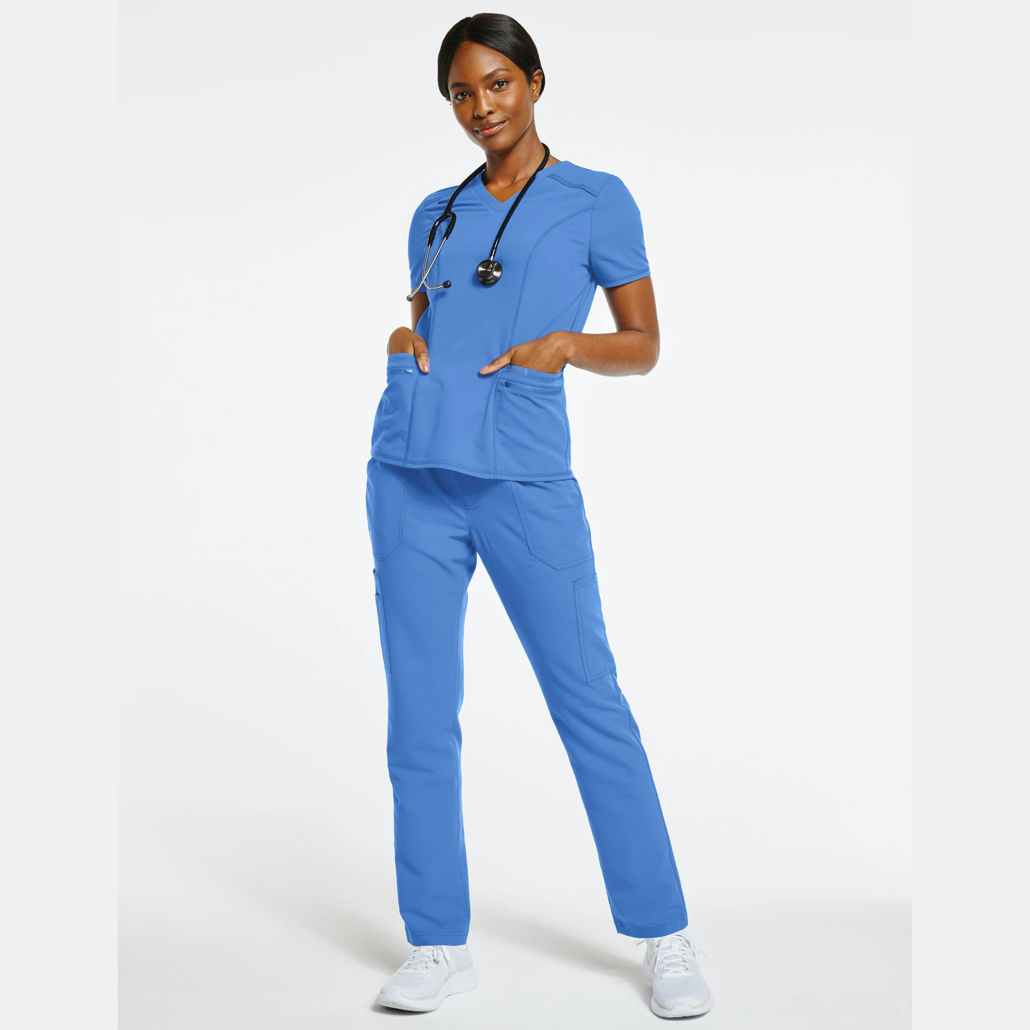 custom nursing srubs women set nursing uniforms stretch uniformes dentales medical hospital scrub suit