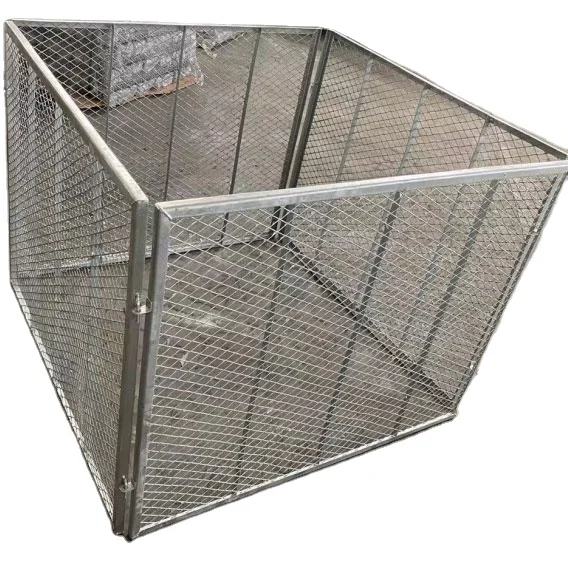 BSCI Certificate Factory Sales 80x80x80 cm Expanded Mesh Compost Bin