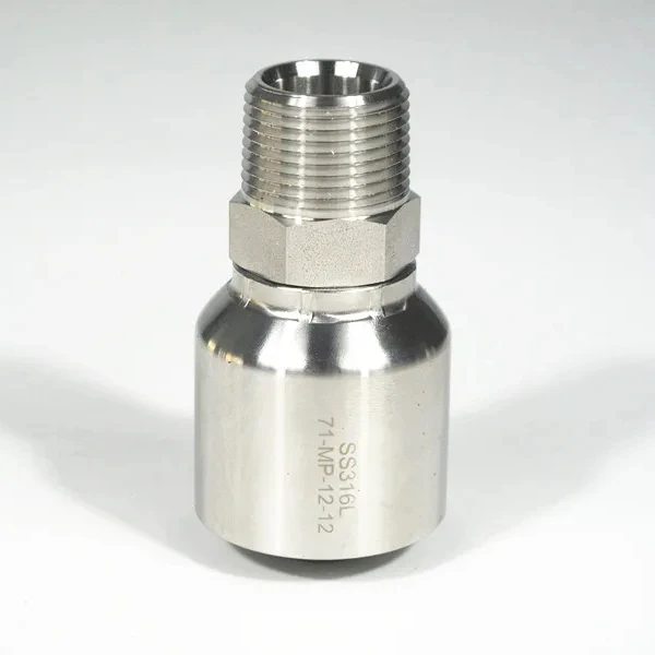 SS Parker 10143C Hose Fittings NPT Male Hose Ends Hose Couplings