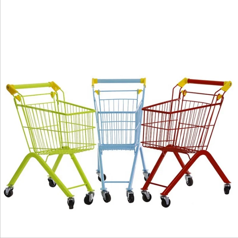 Professional Supplier kids metal shopping cart/trolley