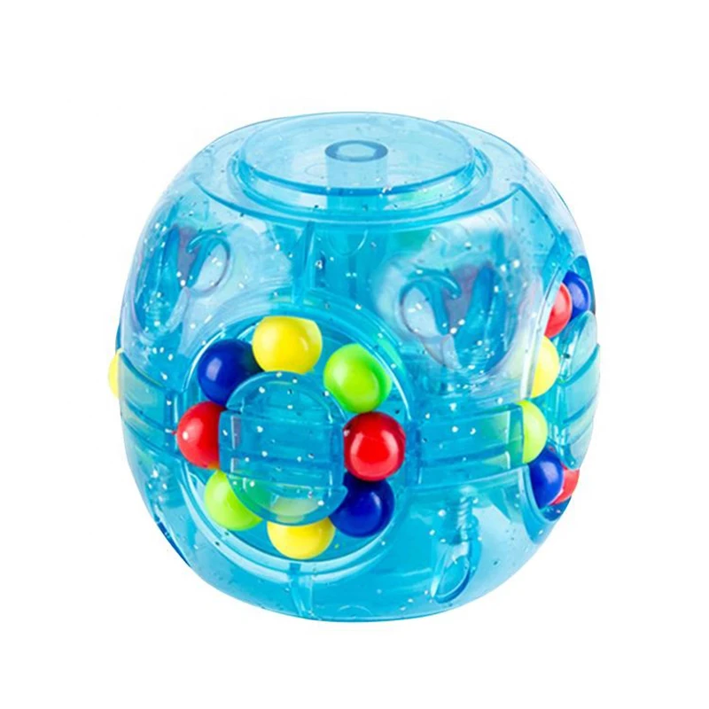 Stress Relief Anti-Anxiety Magic Beads Toy Magic Cube Bean Fingertip Toys Magic Rotating Bean Fidget Toy