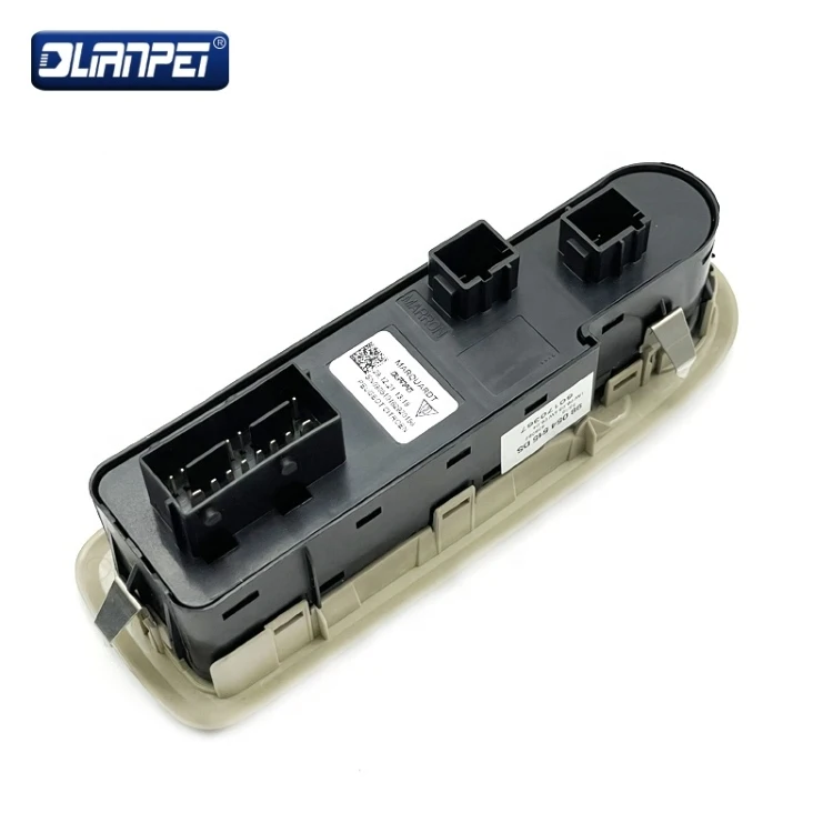 Electric Power Window Master Switch 96666289ZE 98060866Z Window Lifter Switch For Peugeot 408 308 Black And Beige 2 Colors