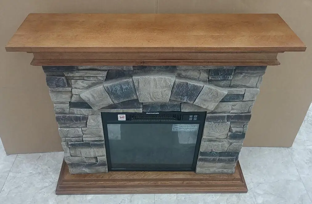 Electric fireplace anti-real stone electric fireplace MGO electric fireplace