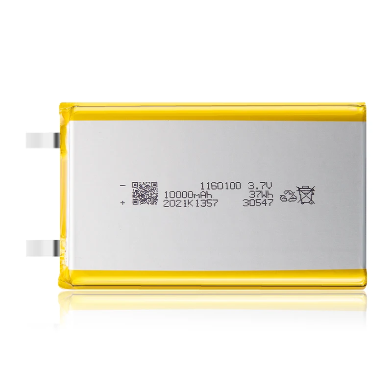 Factory Wholesale 1160110 10000Mah LI-PO Cell 3.7V Lithium Polymer Battery For Laptop