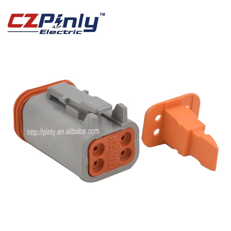 4 Pin Connectors DT Series Female Auto Deutsch Connector DT06-4S