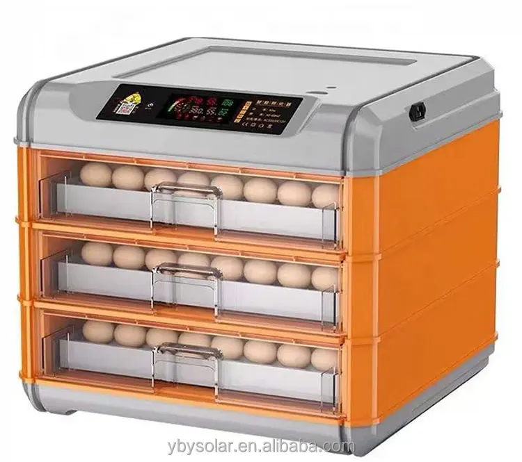 Fully automatic New design big window fully automatic 400 egg incubator sale egg hatching machine