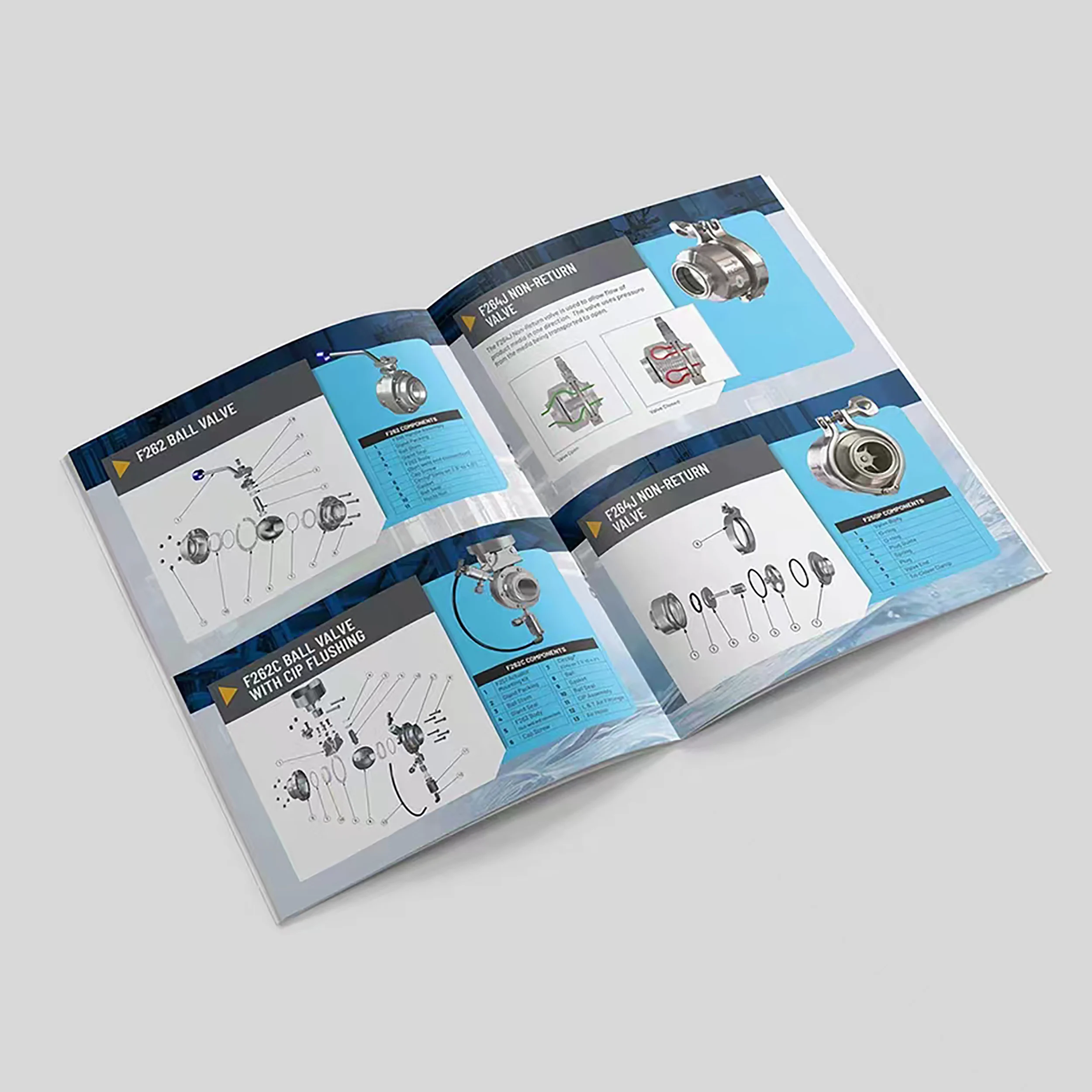 Wholesale Custom a4 a5 User Guides Booklets Products Catalog Pamphlet Instruction Book Printing Folded Flyer Leaflet Manual
