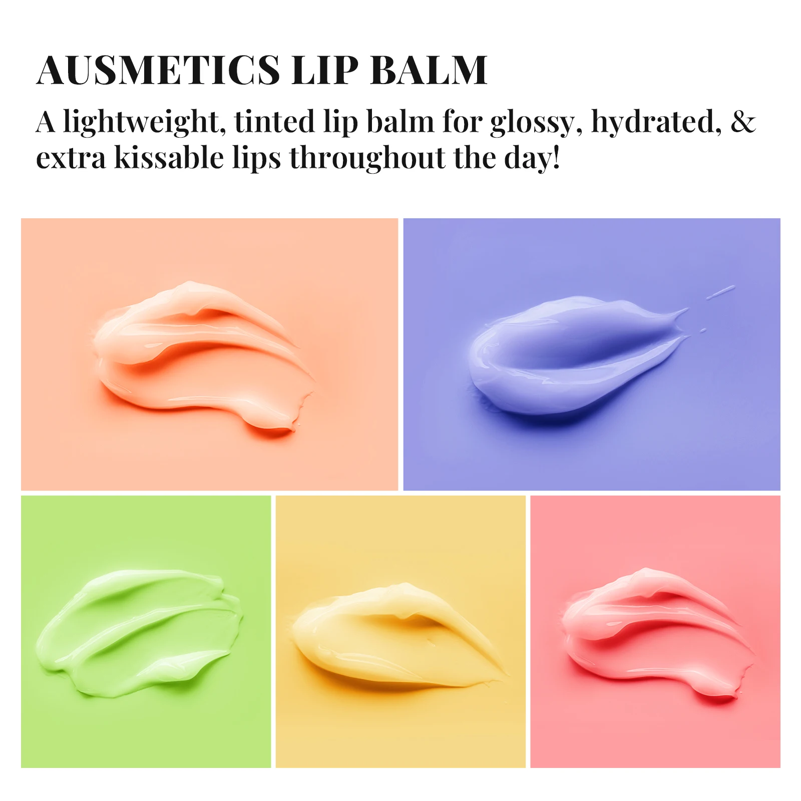 SEDEX AUDIT Private Label Lip Care Custom Logo Tinted Lip Balm