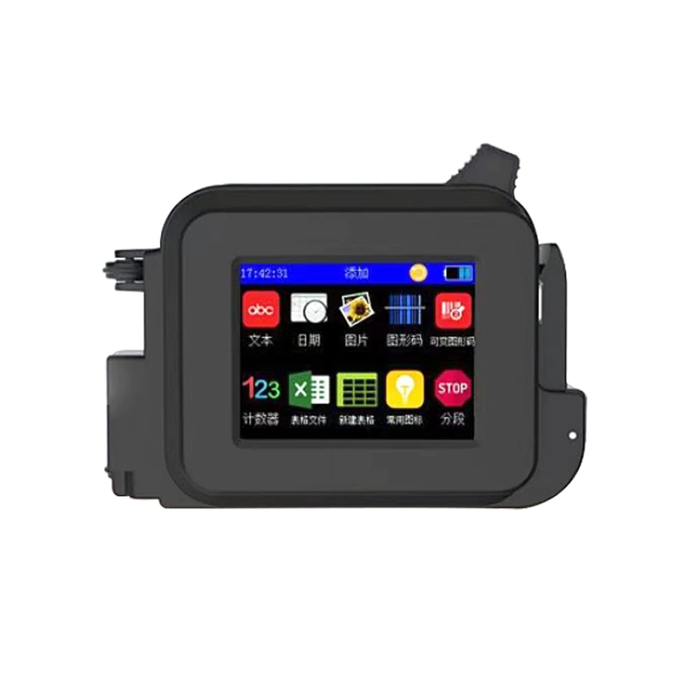 Portable Date inkjet 12.7mm mini pocket handheld inkjet printer bar code logo and picture for bottle, can, plastic bag