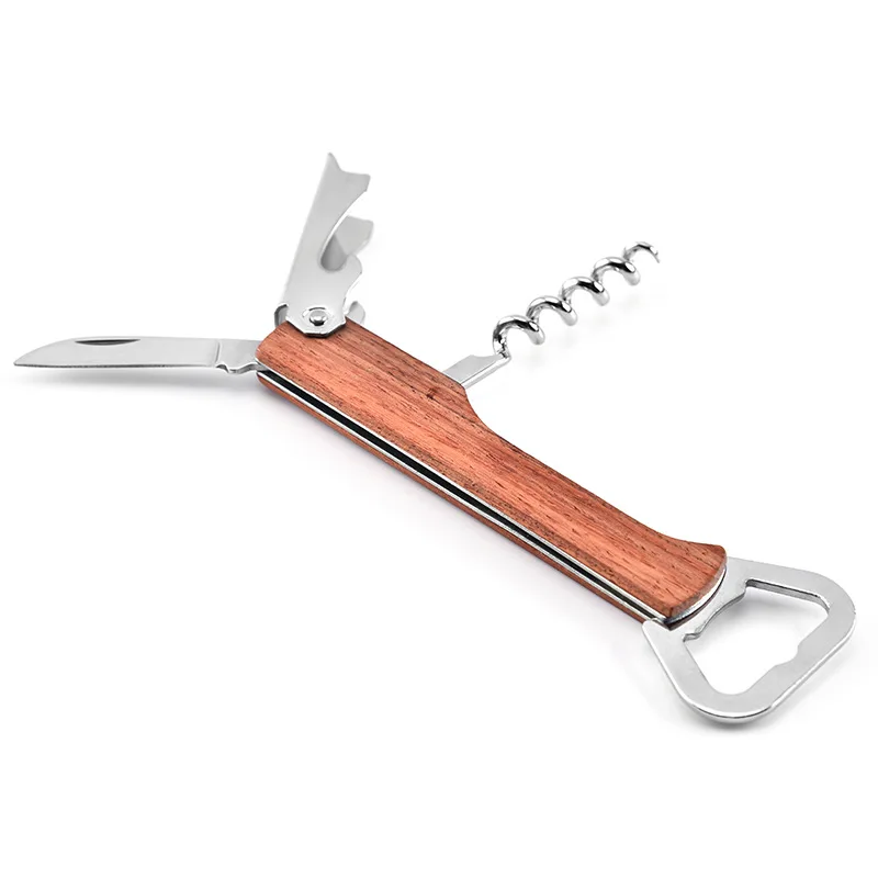 Professional Stainless Steel Beer Bottle Opener Bulk Multifunction Colorful Corkscrew Wine Opener