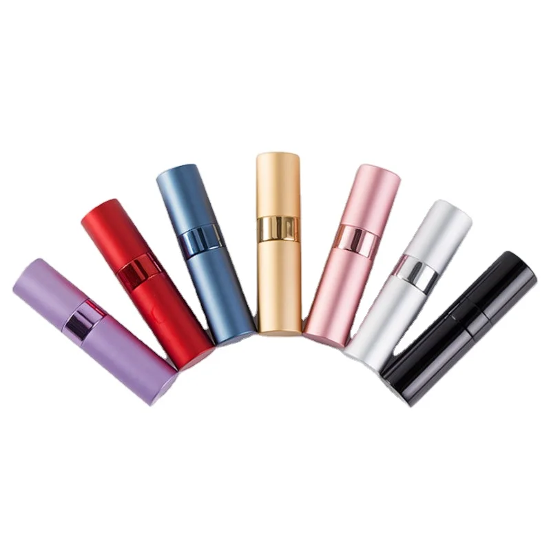 
Pocket refillable aluminum perfume atomizer spray bottle 5ml 10ml 15ml aluminum twist spray bottle spray aluminum perfume bottle 